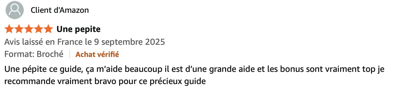 Avis d'un lecteur du Mini-précis sur Amazon
