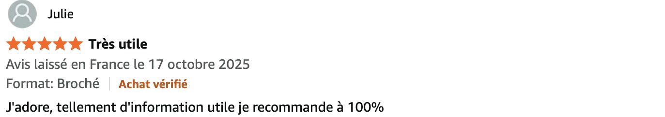 Avis d'un lecteur du Mini-précis sur Amazon
