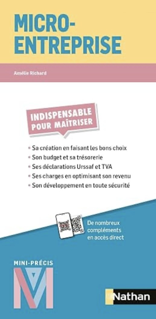 Couverture du Mini-précis Micro-entreprise, éditions Nathan