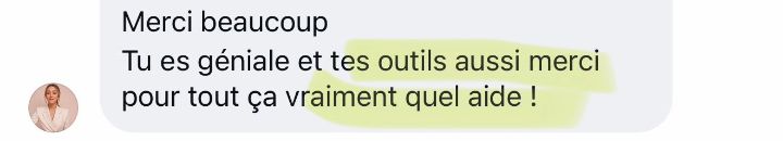 Message de Mouna sur Optimic
