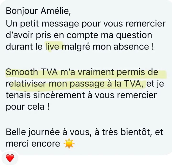 Message de Membre sur Smooth TVA
