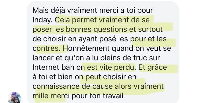 Message de Membre sur INDay