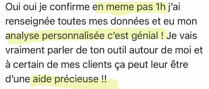 Message de Colline sur Optimic