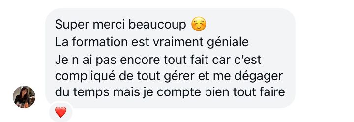 Message de Pauline sur Optimic