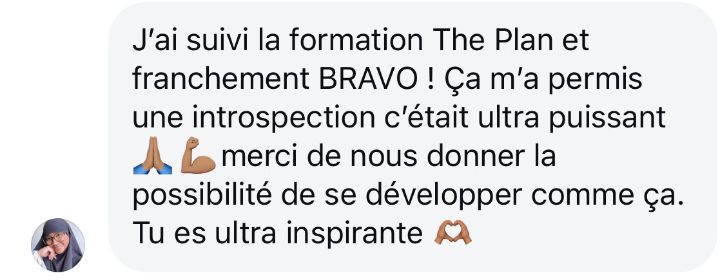 Message de Marha sur Strategy Blueprint