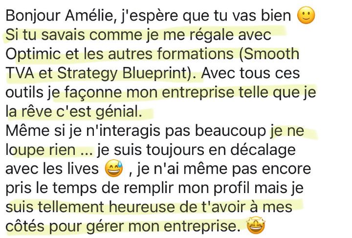 Message de Membre sur Smooth TVA