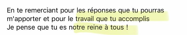 Message de Membre sur Optimic