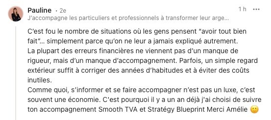 Avis de Pauline sur Smooth TVA et Strategy Blueprint
